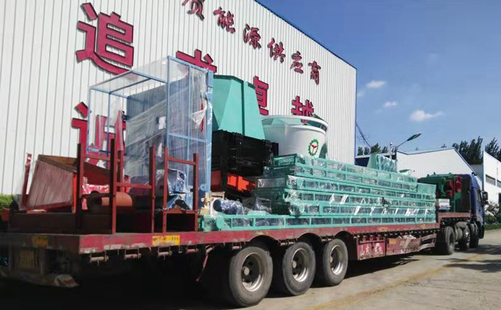 生產線粉碎機已裝車