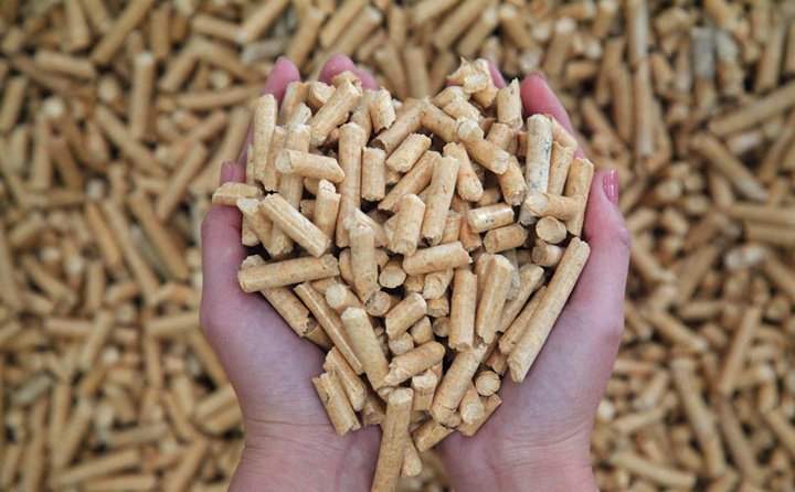 秸稈顆粒機械設備生產(chǎn)的生物質燃料顆粒